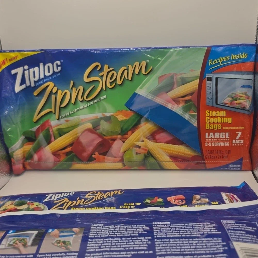 Ziploc zip steam